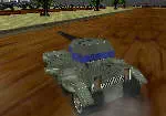 Rennsport mit Armee-Panzer