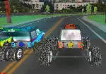 3D الوحش شاحنة في المناطق الحضرية