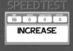 Wpisując prędkość podczas testu
