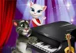 Tom và Angela serenade đàn piano