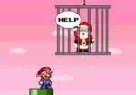 Super Mario - red Santa Claus