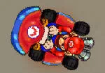Mario csata gokartok