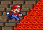 Mario melompat api