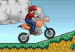 Mario op die motorfiets