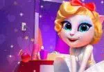 Talking Angela relooking dans le style d'Hollywood