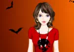 Halloween Dívka holičská