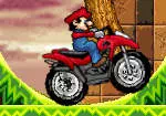 Mario med ATV i Sonic jord