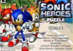 Sonic Hősök Puzzle