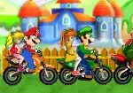Mario carrera de motos para parejas