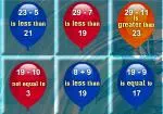 Balões de matemática Comparação
