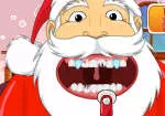 Santa Claus am Zahnarzt