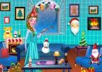 Princezna Elsa pokoj výzdoba na Vánoce