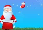 Santa Claus pansing mga regalo