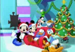 Un puzzle de Noël du canard Donald Duck et ses amis