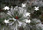 Puzzle schneebedeckten Baumes Rätsel schnee bedeckten Baume