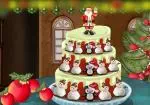Roztomilý vánoční dort