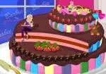 Barbie pasta süsleme Yılbaşı