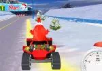 Papá Noel en quad 3D
