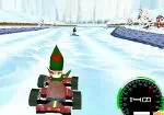 कल्पित बौने क्रिसमस की कार रेस 3D