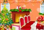 غرفة المعيشة لعيد الميلاد