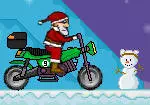 Santa Cross Motocross Babbo Natale