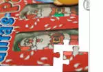 Puzzle Père Noël en chocolat