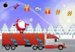 Ang trak mga kaloob Santa Claus