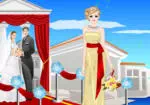 Pengantin dan gadis pengisi pengantin Berpakaian permainan