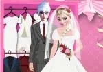 Elsa a Jack obléká na svatbu