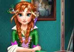آنا ملكة الثلج قص شعر حقيقي