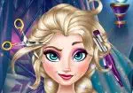 Elsa Kraina lodu Cięcia prawdziwe włosy