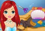 Schönheitssalon und Friseur für Meerjungfrauen