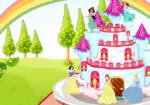 Торт замок принцессы 2