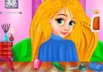 Friseur-Stylistin Prinzessin Rapunzel