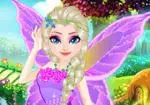 Elsa princesa de conto de fadas