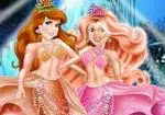 Princesas Sirenas moda bajo el agua