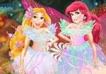 Mga prinsesa sa mahiwagang lupain ng fairies