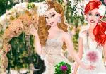 Dag van het huwelijk blonde prinsessen
