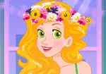 La corona de flores de Rapunzel