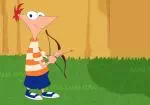 Phineas at Ferb archery