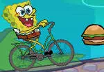 SpongeBob passeio de bicicleta'