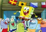 Tourner et fixer Spongebob avec pantalon carré'