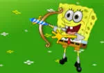 SpongeBob atirar flechas'