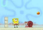 Spongebob saving Patrick