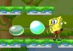 Sponge Bob Angriff mit Luftblasen
