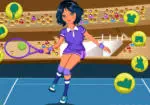 Tennis med flickan