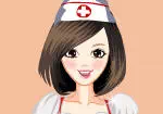 Vriendelijke verpleegkundige