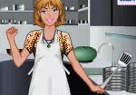 Cooking girl fashion