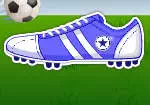 Menghias kasut bola sepak saya