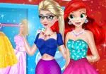 Elsa ja Ariel juhla klubilla